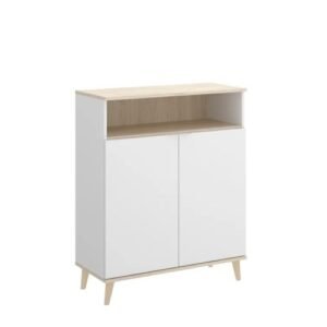 Aliya - Modern Storage Cabinet with Drawer Stack